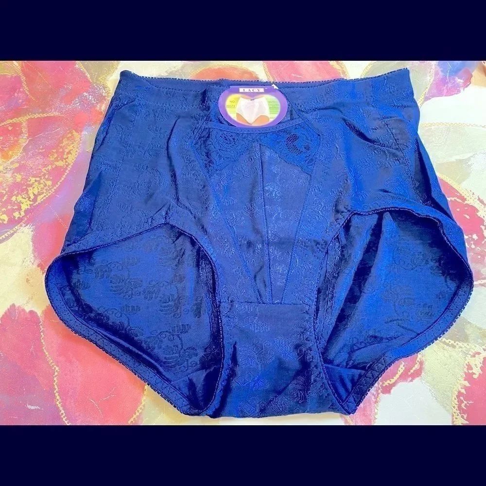 Lacy assorted embroidery floral design panties XL